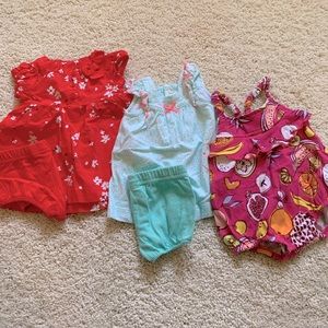 Bundle of 3 newborn outfits